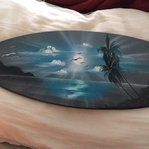 Hand-painted surfboard